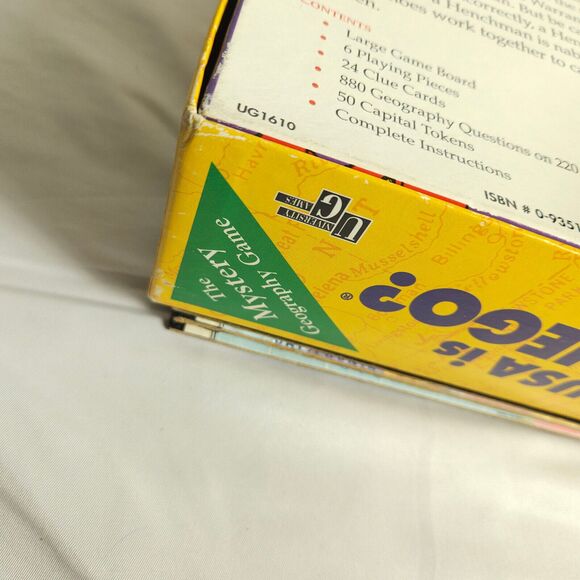 Vintage Where in the USA is Carmen Sandiego? Board Game Complete 1993 - Picture 6 of 15